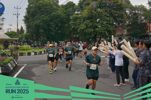 Race photo from Mangkunegaran Run 2025