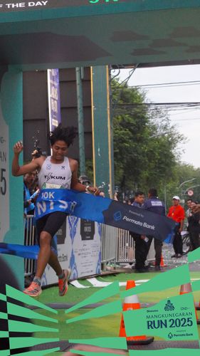 Race photo from Mangkunegaran Run 2025