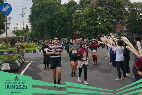 Race photo from Mangkunegaran Run 2025