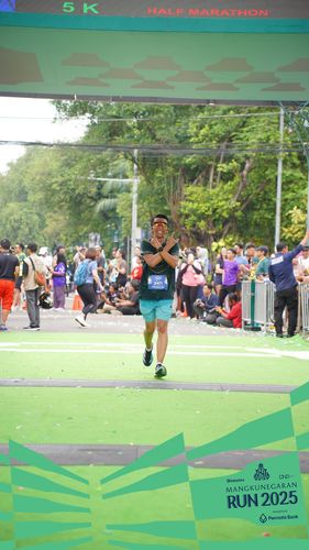 Race photo from Mangkunegaran Run 2025