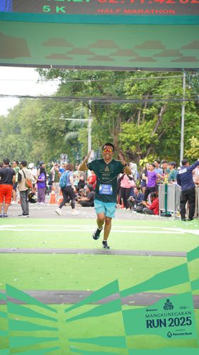 Race photo from Mangkunegaran Run 2025