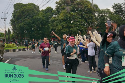 Race photo from Mangkunegaran Run 2025