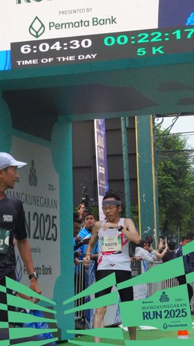 Race photo from Mangkunegaran Run 2025