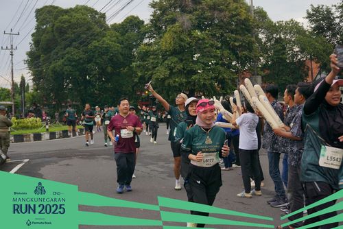 Race photo from Mangkunegaran Run 2025