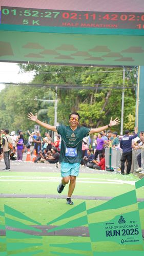 Race photo from Mangkunegaran Run 2025