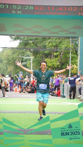 Race photo from Mangkunegaran Run 2025