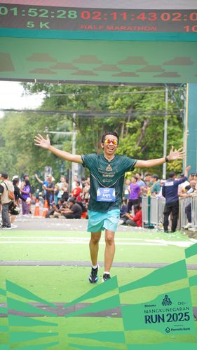 Race photo from Mangkunegaran Run 2025