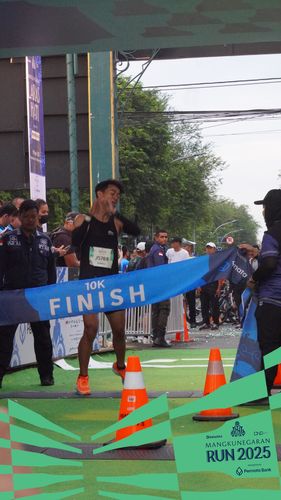 Race photo from Mangkunegaran Run 2025
