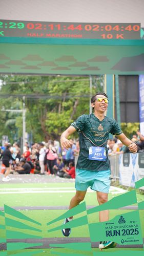 Race photo from Mangkunegaran Run 2025