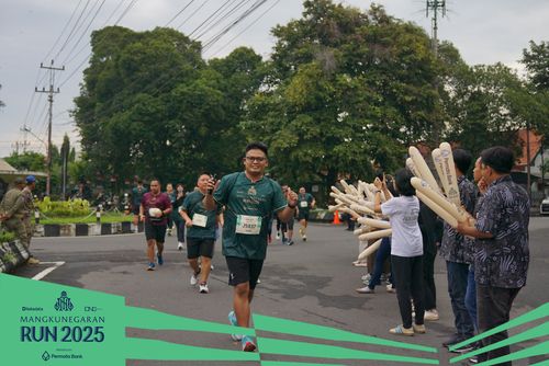 Race photo from Mangkunegaran Run 2025