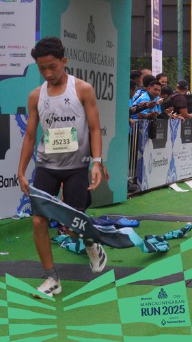 Race photo from Mangkunegaran Run 2025