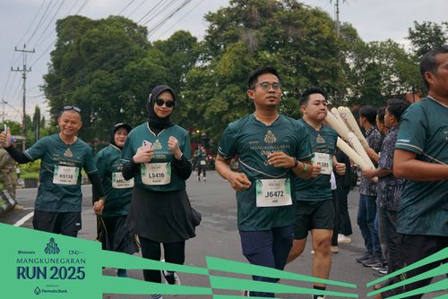 Race photo from Mangkunegaran Run 2025
