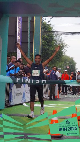 Race photo from Mangkunegaran Run 2025