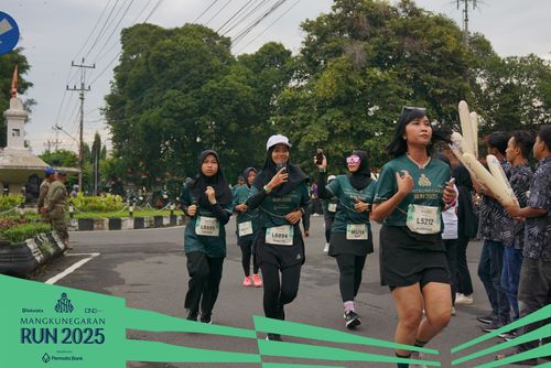 Race photo from Mangkunegaran Run 2025