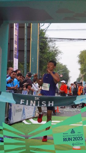 Race photo from Mangkunegaran Run 2025