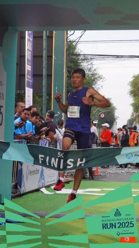 Race photo from Mangkunegaran Run 2025