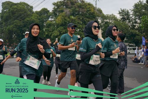 Race photo from Mangkunegaran Run 2025