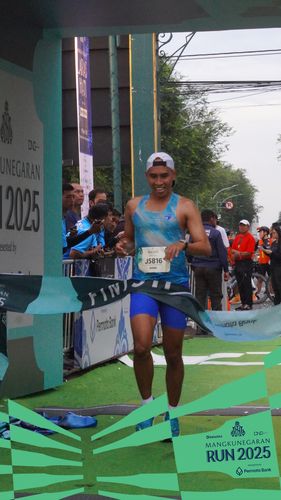 Race photo from Mangkunegaran Run 2025