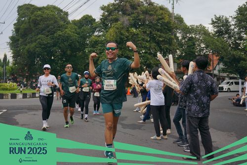 Race photo from Mangkunegaran Run 2025