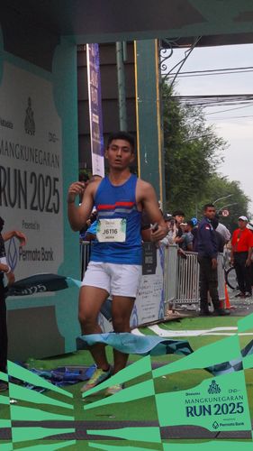 Race photo from Mangkunegaran Run 2025