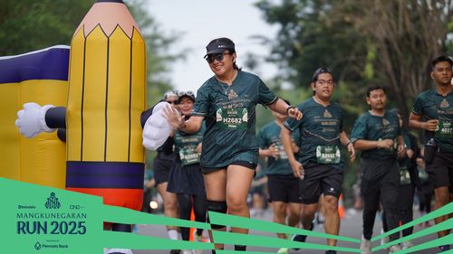 Race photo from Mangkunegaran Run 2025