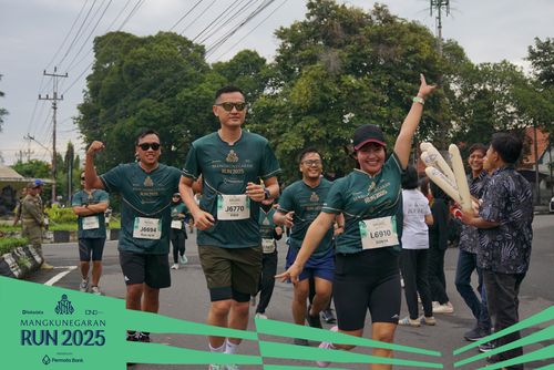 Race photo from Mangkunegaran Run 2025
