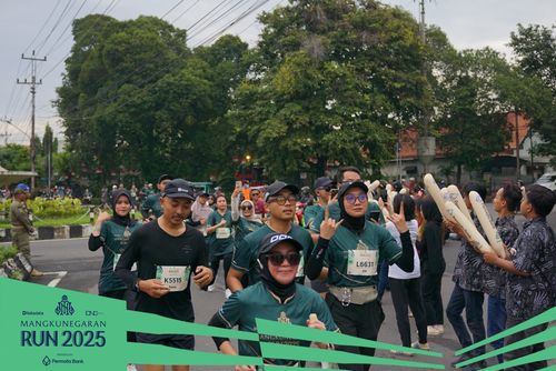 Race photo from Mangkunegaran Run 2025