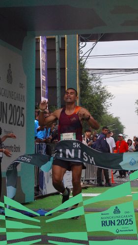 Race photo from Mangkunegaran Run 2025