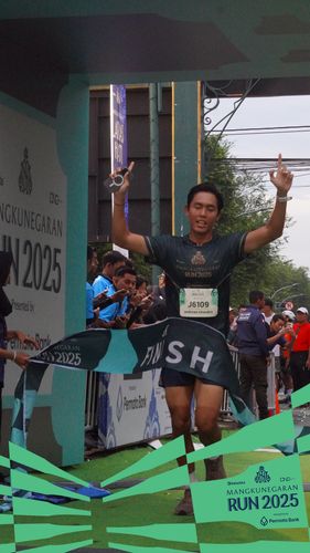 Race photo from Mangkunegaran Run 2025