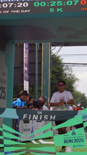 Race photo from Mangkunegaran Run 2025