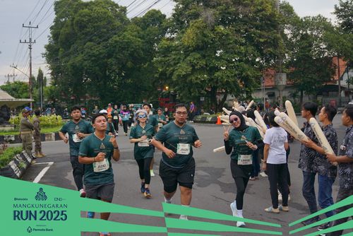 Race photo from Mangkunegaran Run 2025