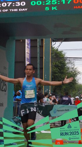 Race photo from Mangkunegaran Run 2025