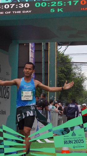 Race photo from Mangkunegaran Run 2025