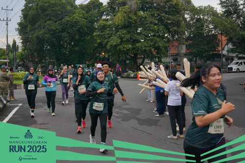 Race photo from Mangkunegaran Run 2025