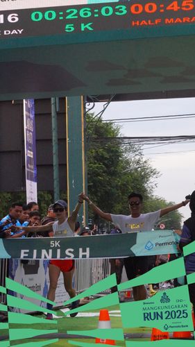 Race photo from Mangkunegaran Run 2025