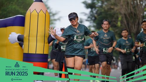 Race photo from Mangkunegaran Run 2025
