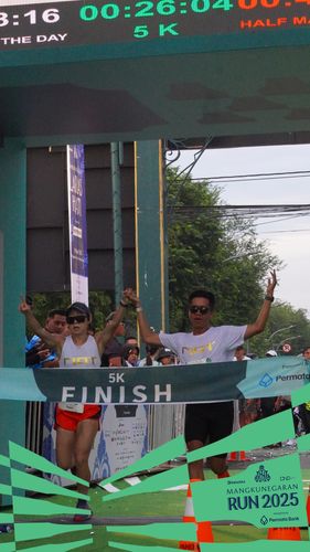 Race photo from Mangkunegaran Run 2025