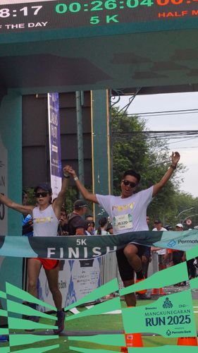 Race photo from Mangkunegaran Run 2025