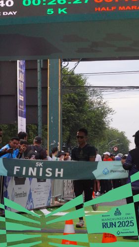 Race photo from Mangkunegaran Run 2025