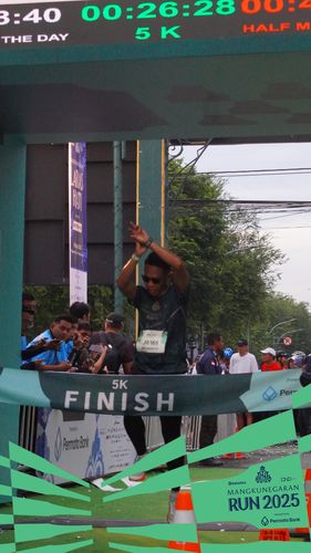 Race photo from Mangkunegaran Run 2025