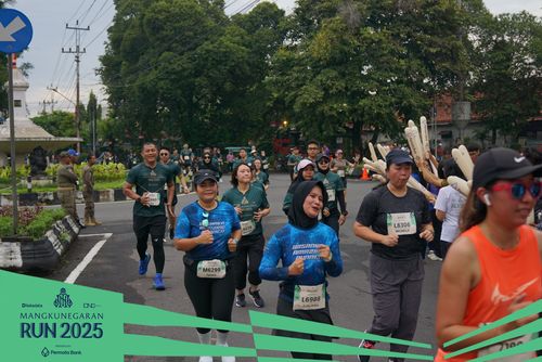 Race photo from Mangkunegaran Run 2025