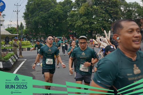 Race photo from Mangkunegaran Run 2025