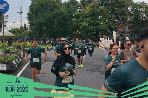Race photo from Mangkunegaran Run 2025