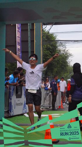 Race photo from Mangkunegaran Run 2025