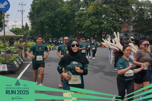 Race photo from Mangkunegaran Run 2025