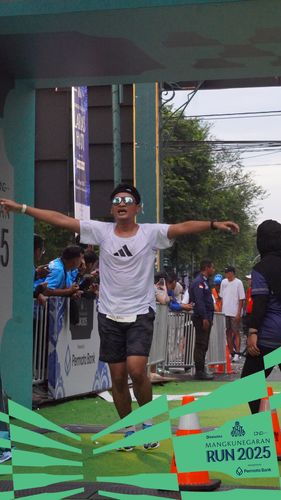 Race photo from Mangkunegaran Run 2025