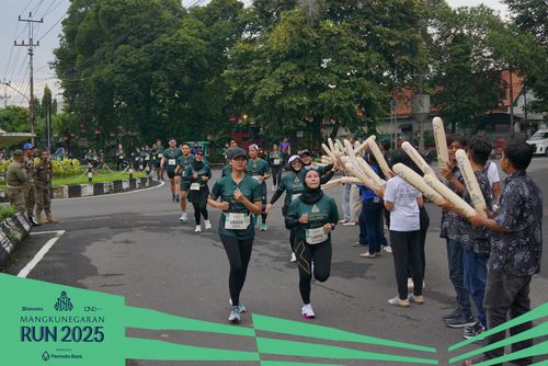 Race photo from Mangkunegaran Run 2025