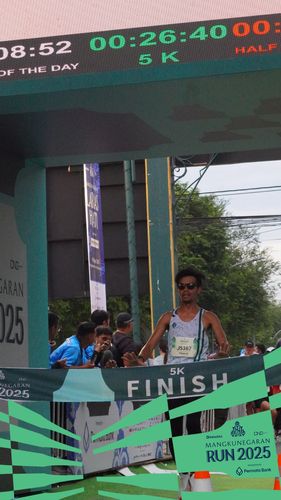 Race photo from Mangkunegaran Run 2025