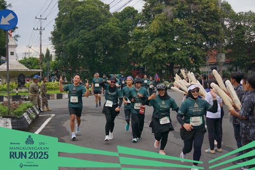 Race photo from Mangkunegaran Run 2025