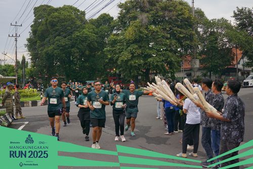 Race photo from Mangkunegaran Run 2025